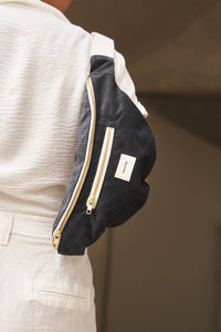 Sac banane velours