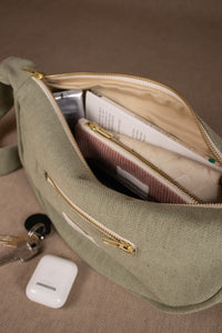 Sac demi-lune uni Maël