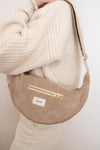 Sac demi-lune uni Matéo
