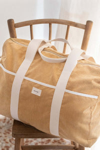 Sac week-end jaune Jade Recitem - accessoires de voyages responsables